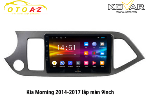 Màn-hình-android-Kovar-cho-xe-Morning-2012-2019