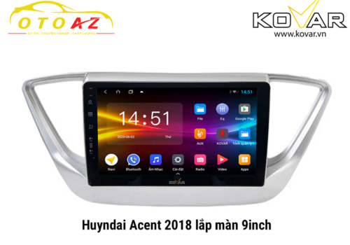 màn-hình-android-Kovar-Xe-Acent-2017-2020