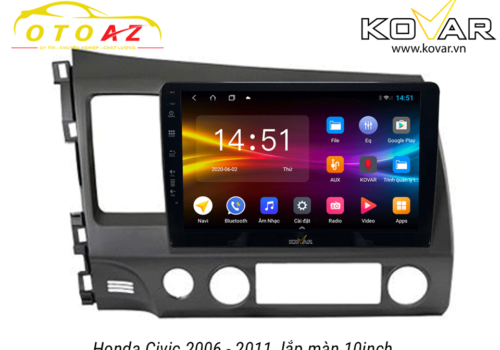 màn-hình-android-Kovar-Xe-Civic-2006-2011