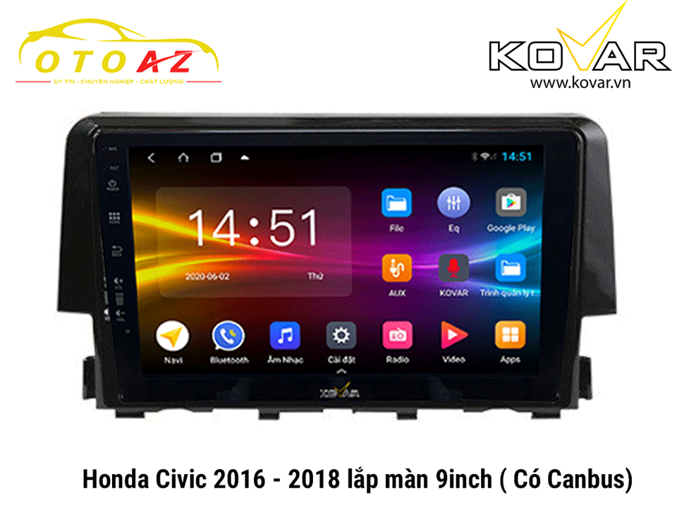 màn-hình-android-Kovar-Xe-Civic-2015-2021