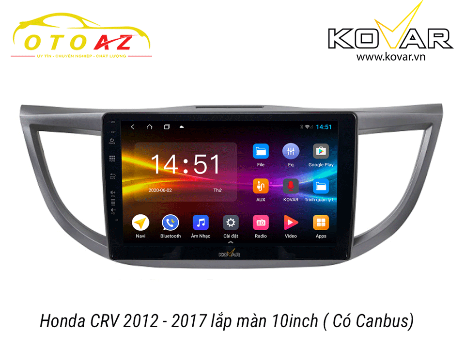 màn-hình-android-Kovar-cho-xe-CRV-2012-2017