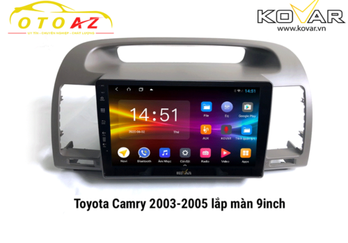 màn-hình-android-Kovar-cho-xe-Camry-2003-2007