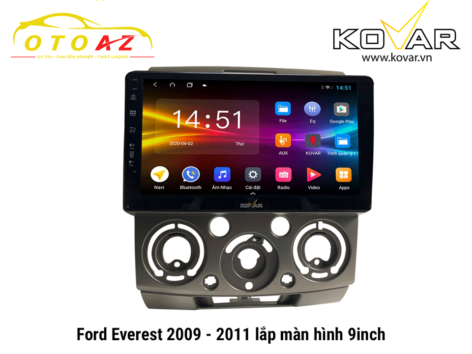 màn-hình-android-Kovar-cho-xe-Everest-2009-2011