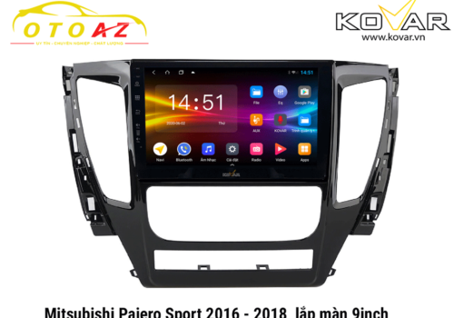 màn-hình-android-Kovar-cho-xe-PajeroSport-2016-2019
