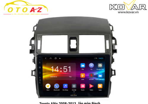 màn-hình-android-Kovar-cho-xe-Toyota-Altis-2008-2013