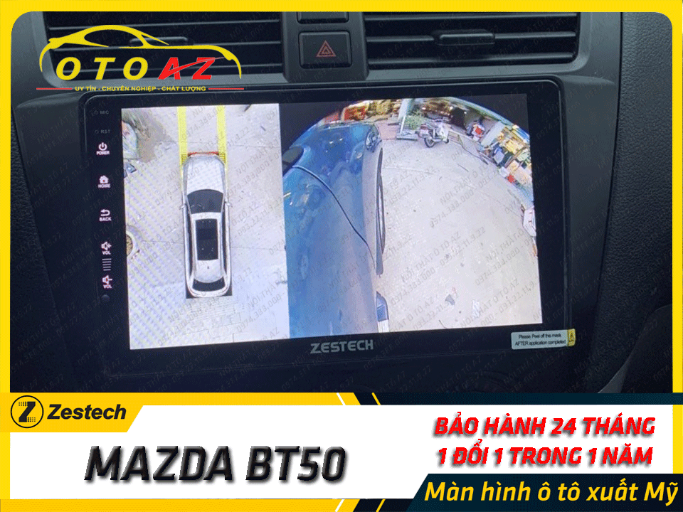 Màn-liền-camera-360-Zestech-cho-xe-Mazda-BT50