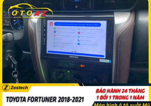 màn-hình-android-Zestech-cho-xe-Fortuner-2018-2021