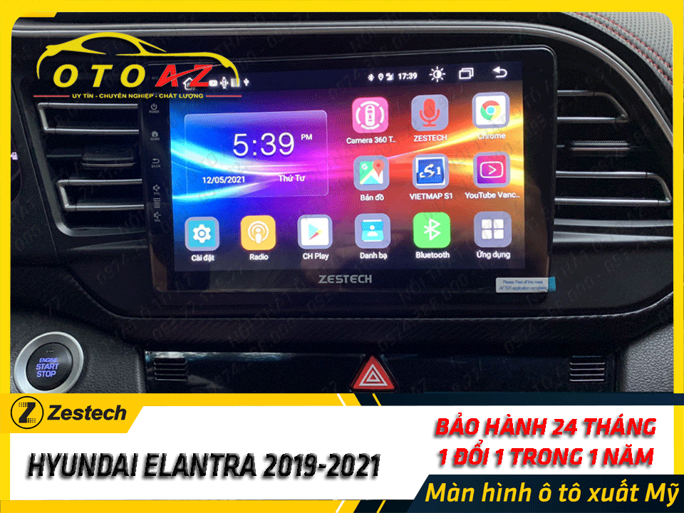 màn-hình-android-zestech-cho-xe-Elantra-2019-2021