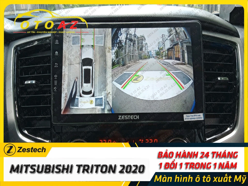 màn-liền-camera-360-Zestech-cho-xe-Triton-2020